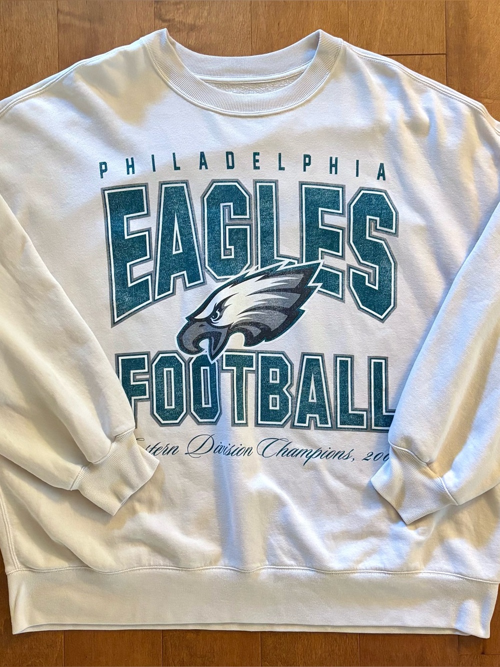 Abercrombie and Fitch NFL Philadelphia Eagles Oversized Sunday Crew XL